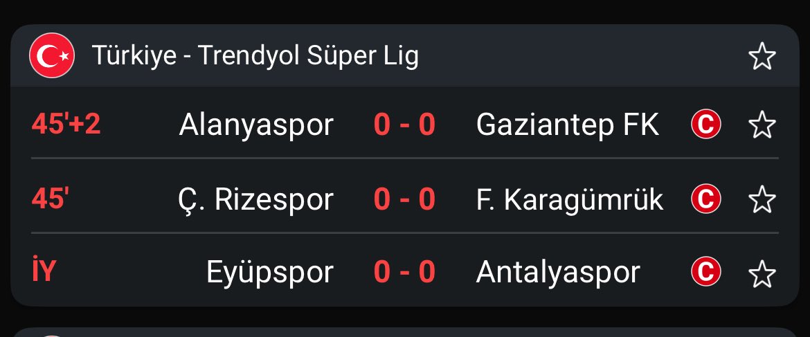 Şu 3 maçın ilk yarı böyle bitmesi imkansız büyük şike var büyük bahis dönüyor bence liglerin ertelenmesi lazım en acil şekilde