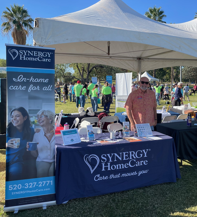 SynergyTucson's tweet photo. We had the opportunity to support and participate in Parkinson's Moving Day Tucson on Saturday.  The turnout was great, as was the fundraising effort!🩵🩵 @SYNERGYHomeCare   @ParkinsonDotOrg https://t.co/BqClKrONq2