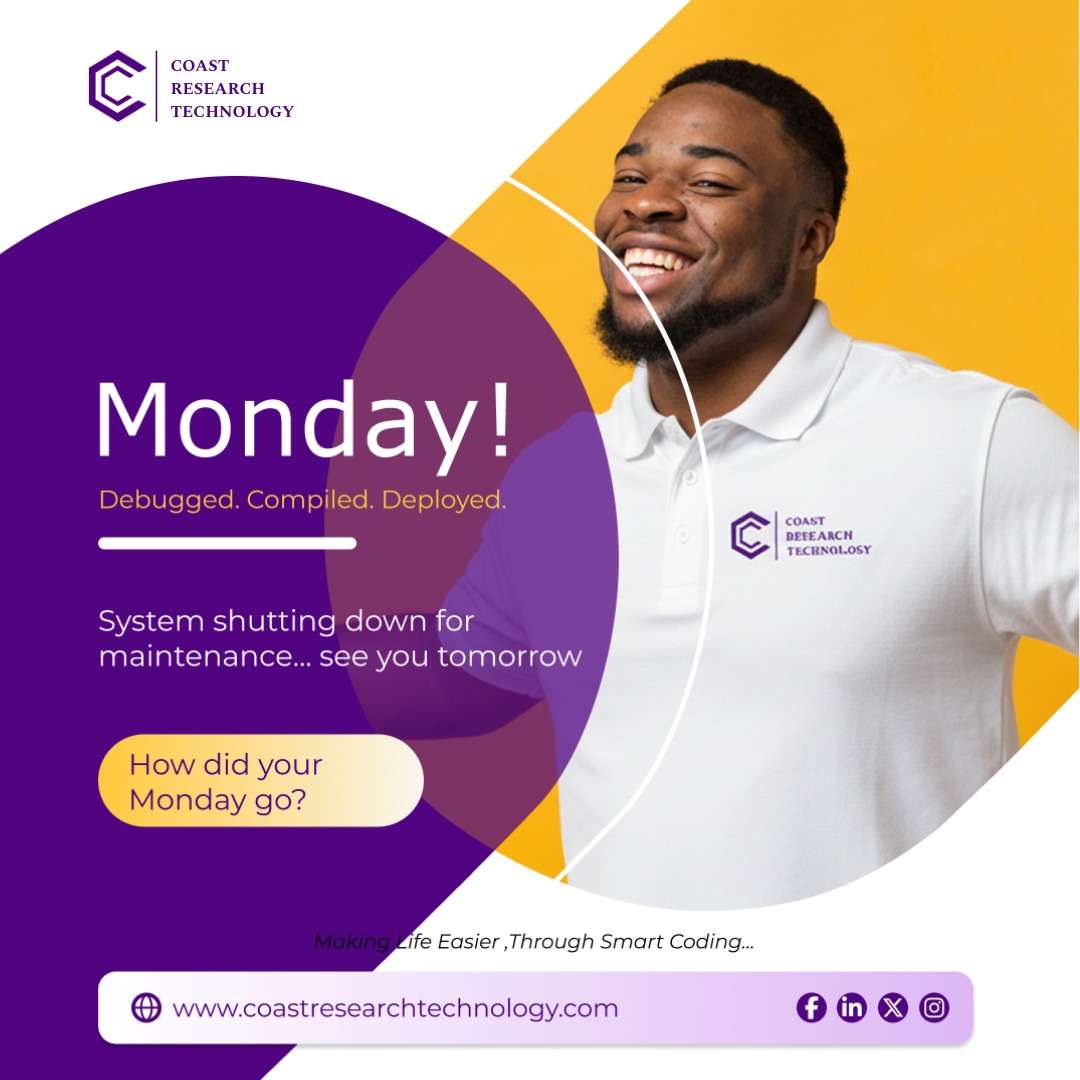 coast_research's tweet image. System cooling down… 🔋
Monday tasks: Compiled ✅

Comment your shutdown word 👇, mine’s “Netflix()” 😅

#BusyMonday #TechieEvening #WorkDone #Coastechy