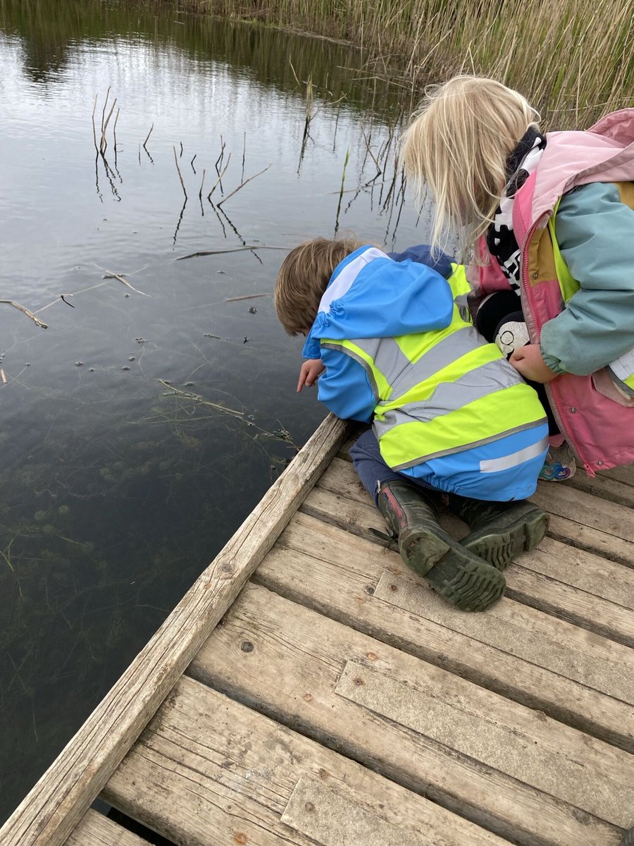 We are lucky enough to have Forest School sessions each week, pond dipping and wildlife hunting is one of our favourite things to do #forestschool #ponddipping
