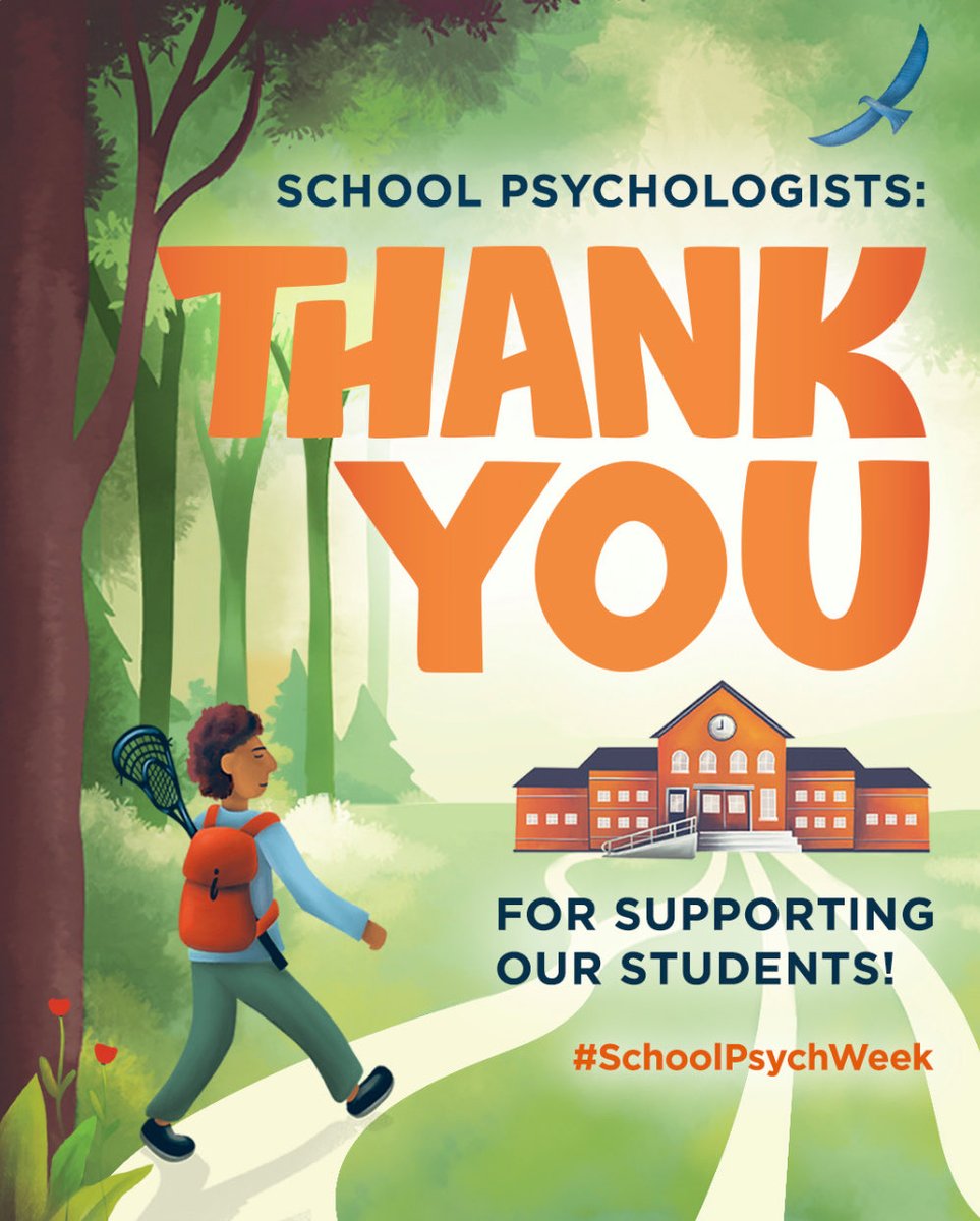 wvspa's tweet photo. As National School Psych Week begins, we would like to thank all of our West Virginia school psychologists for all the work they do to help students who are finding their path! 🫶🏻 https://t.co/vCbVPaCWTo