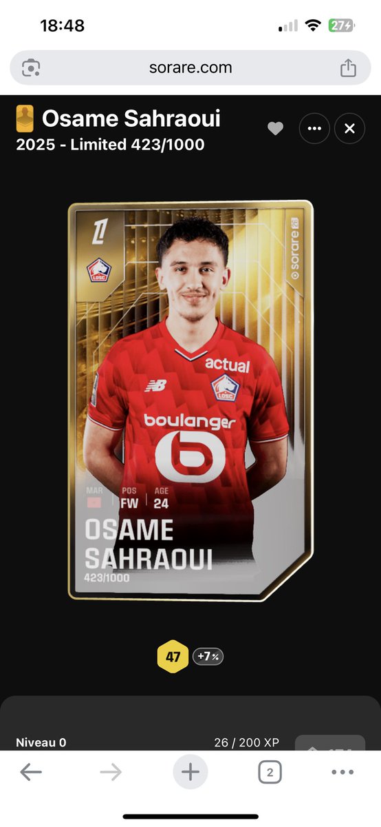 Salut les potos 

Ma première GIVE AWAY 🚨 🔔 
Follow <a href="/NFTFOOT14/">MOHA LIVE</a> + RT 

Joueur disponible pour jouer l’Europa ligue JEUDI 18:45 

Tirage au sort pour 23h59 se soir 🕰️

<a href="/Sorare/">Sorare</a>