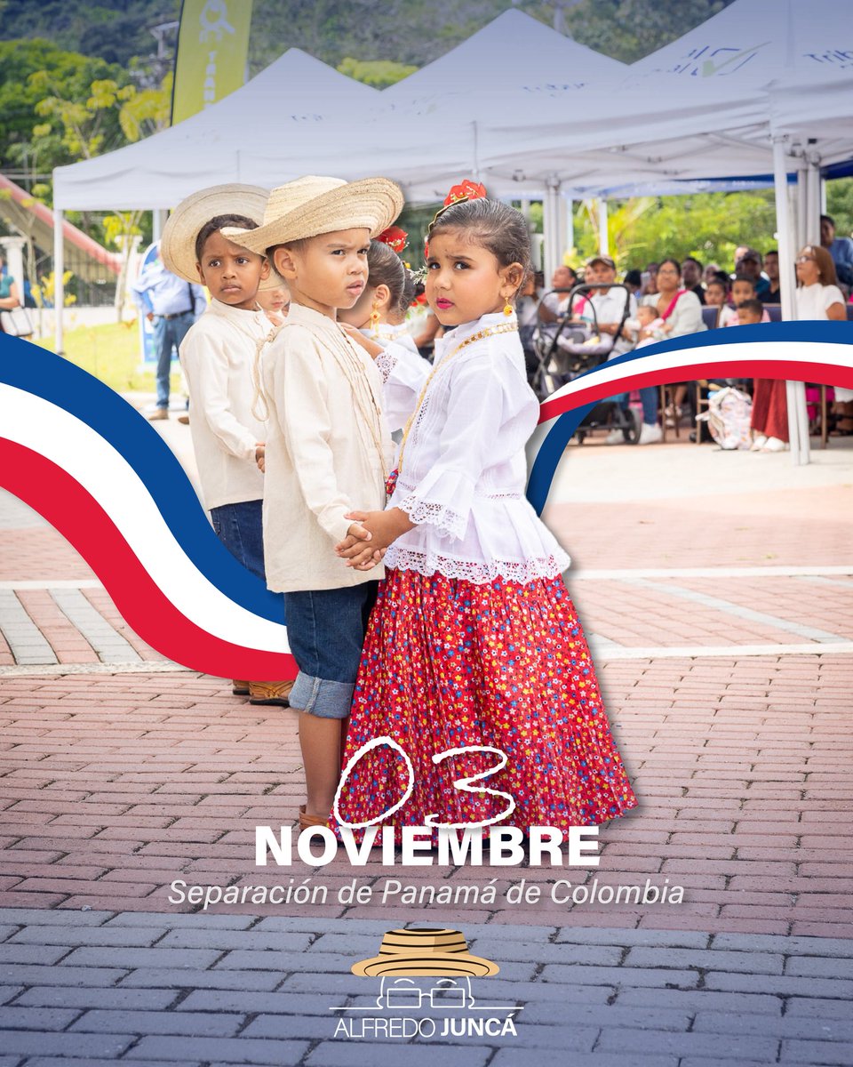 Hoy celebramos con orgullo el 3 de noviembre, Día de la Separación de Panamá de Colombia.

Recordamos a quienes forjaron nuestra independencia y reafirmamos el compromiso de seguir construyendo un país lleno de esperanza, identidad y unidad. 🇵🇦

#3denoviembre🇵🇦 #orgullopanameño