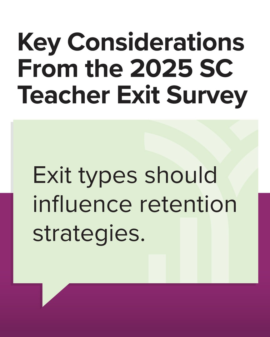 In the 2025 #SCTeacherExitSurvey, lateral movers &amp; leavers cited different primary reasons for leaving.

This distinction shows that tailored #teacherretention efforts may be more effective than one-size-fits-all solutions.

Discover more data: heyor.ca/Gupi1m

#sc #k12