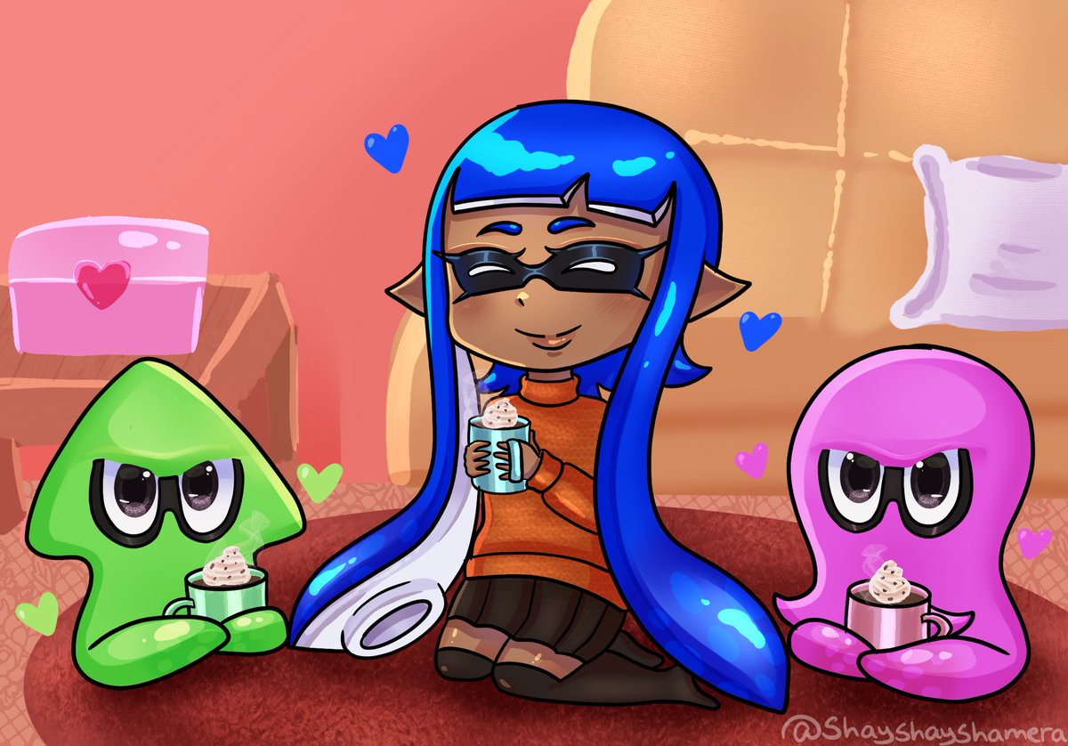 shayshayshamera's tweet image. Hi 💙💚🩷
Stay warm my Squid and Octo buddies