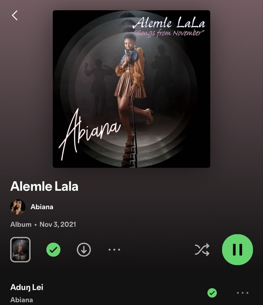 ALEMLE LALA is 4️⃣ today!🥳🎉one of ‘em albums ar no dey take play😇 thank you <a href="/Abianamusic/">Abiana Music💎</a> 💙 waiting on the next one fs🤞🏽