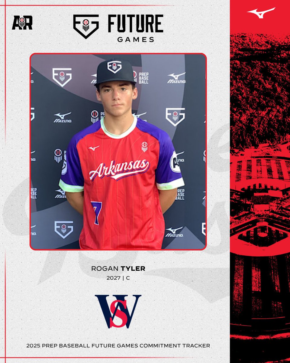 C/INF Rogan Tyler (Brookland, 2027) commits to Walters State Community College

Tyler was recently a member of Team Arkansas at #PBFG25

<a href="/rogan_tyler4/">Rogan Tyler</a>
<a href="/brklndbsbll/">Brookland Bearcat Baseball</a>
<a href="/WSCCbaseball/">WaltersStBaseball</a>

👤: loom.ly/TomNy_s