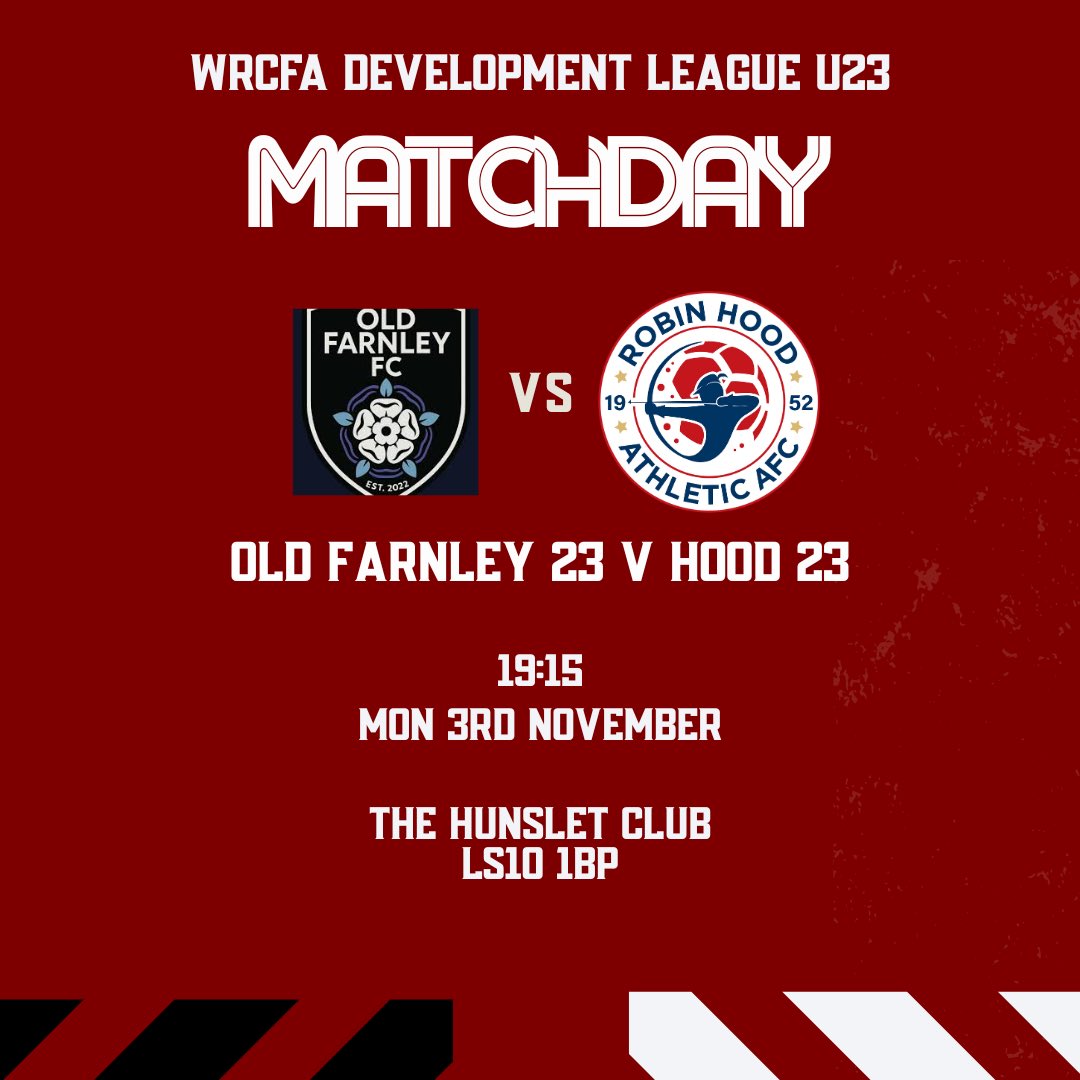 An hour to go until kick off down at Hunslet. Big game for our 23s this ❤️🖤