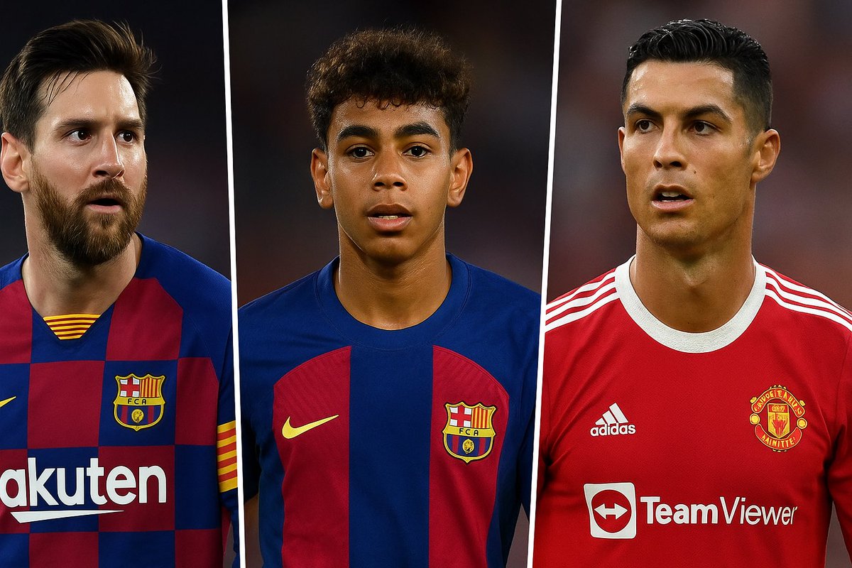 Can Lamine Yamal reach the level Messi and Ronaldo reached in their careers? 🤔

AI:

Yamal can’t be the next Messi — nobody can.
But he can be the next Ronaldo if he chooses the grind,

Messi is a gift. Ronaldo is a project.
If Yamal puts in the work, he can reach Ronaldo’s tier