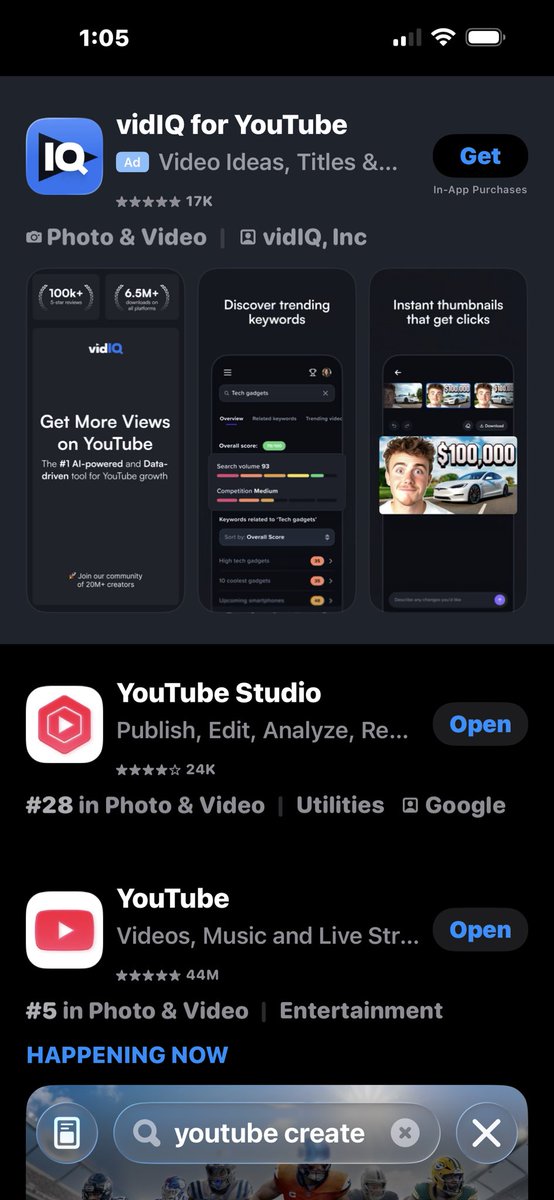 PAULANEALMOONEY's tweet image. #YouTube! Why tease us with the #YouTubecreate app when it’s not available yet for iPhone users in the United States? HOW TO: Edit with AI in YouTube Create youtube.com/shorts/AtULyK8…