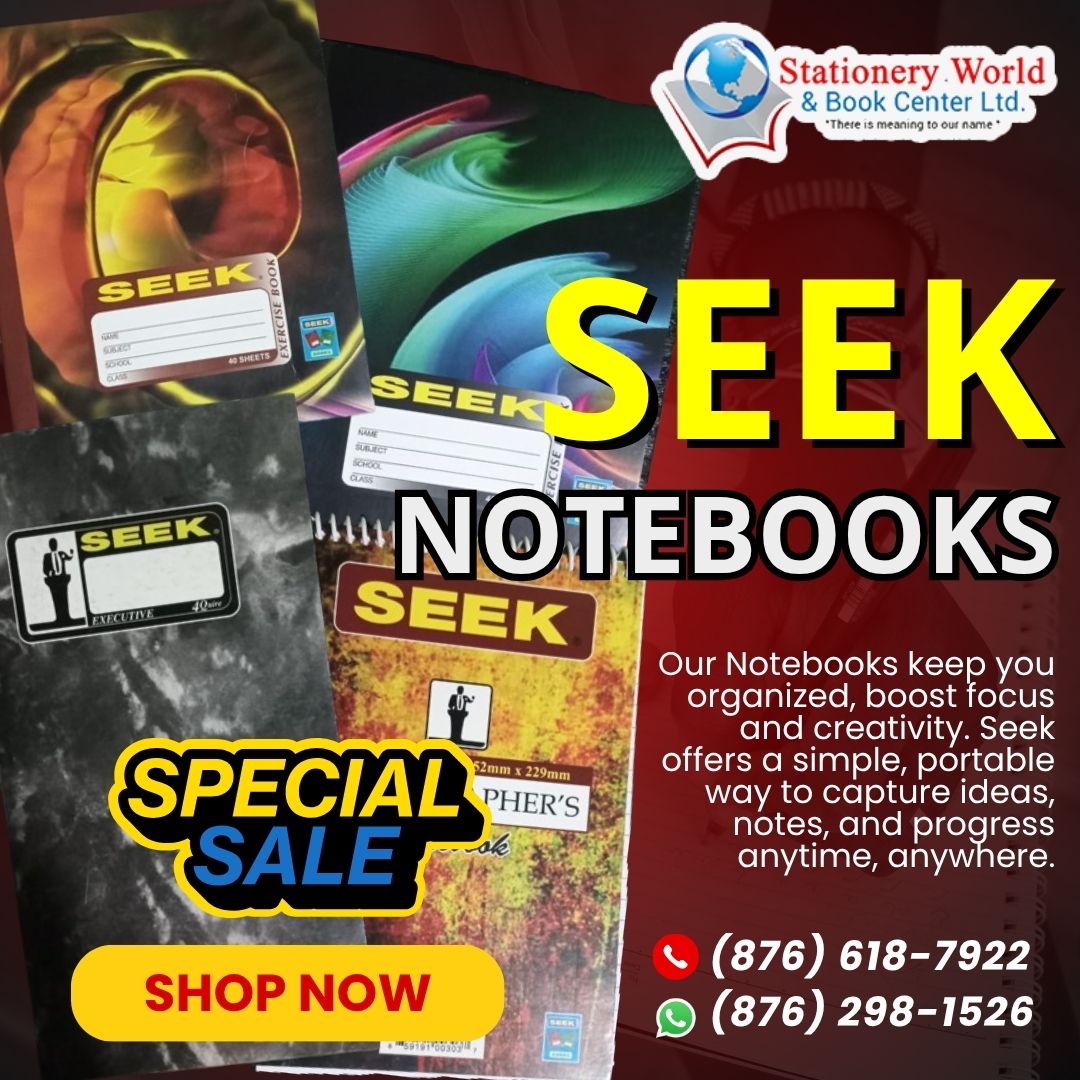 stationery_book's tweet photo. #SeekNotebooks #StationeryWorld #SWBCJA #BackToSchoolJA #OfficeSupplies #WritingEssentials #NotebookGoals #StayOrganized #StationeryLove https://t.co/yr5zbjsgxH