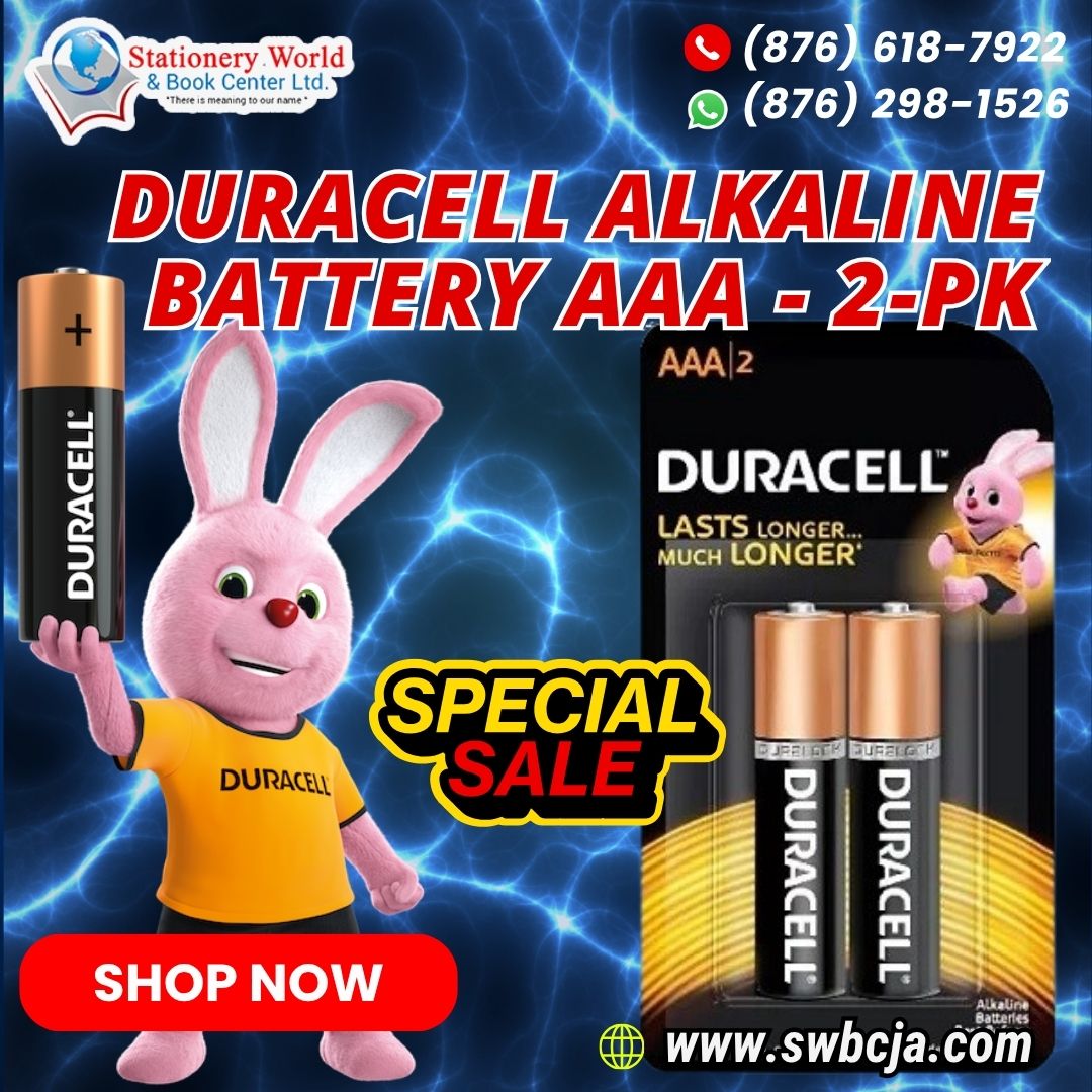 stationery_book's tweet photo. #Duracell #PowerUp #StationeryWorld #SWBCJA #OfficeEssentials #DuracellBatteries #EverydayPower #HomeAndOffice #ShopLocalJA #ReliableEnergy https://t.co/PjCH4SKgOH