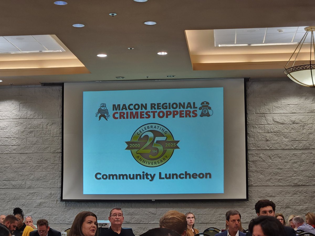 Georgia Parole is supporting the Macon Regional Crimestoppers, celebrating 25 years and surpassing $1M in awards. #parolestrong #paroleworks