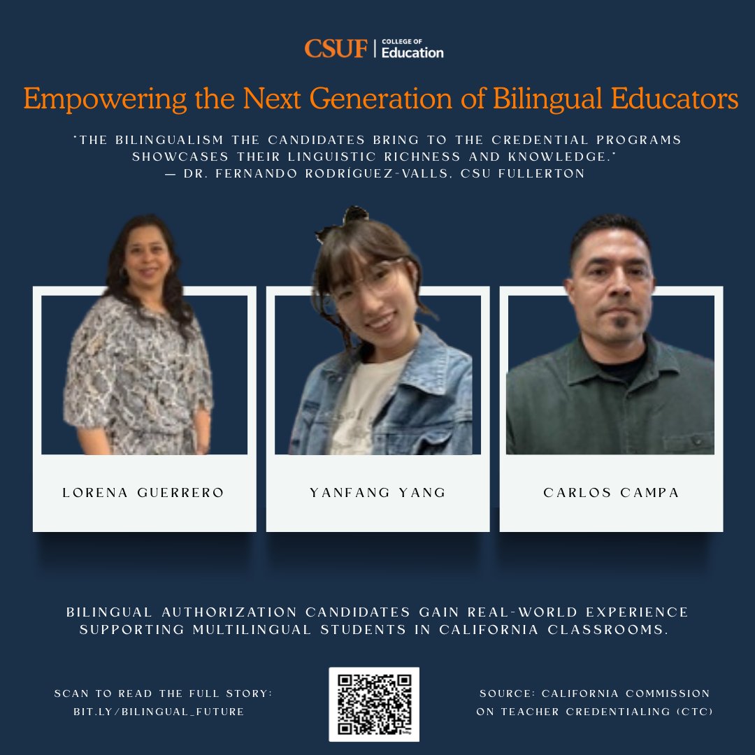 CSUF College of Education tweet media