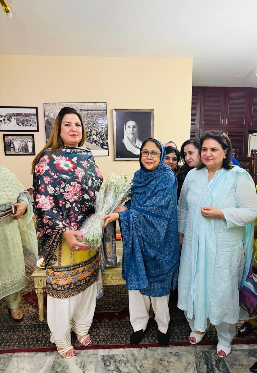 It's an honour to meet Adi Faryal Talpur! <a href="/FaryalTalpurPk/">Faryal Talpur</a> is a beacon of hope for women's rights and empowerment, and her tireless efforts are truly inspiring. 
<a href="/BBhuttoZardari/">Bilawal Bhutto Zardari</a>
