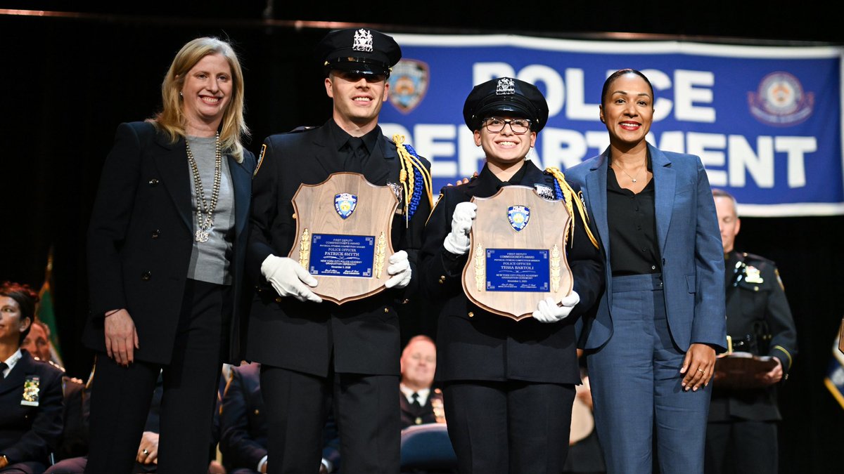 NYPDPC's tweet image. Today, we swore in nearly 650 new NYPD officers who are ready to hit the streets and keep our city safe.

Together, they reflect the very soul of New York – its strength, its promise, and its extraordinary mix of cultures.

They also represent a shift in the public perception of…