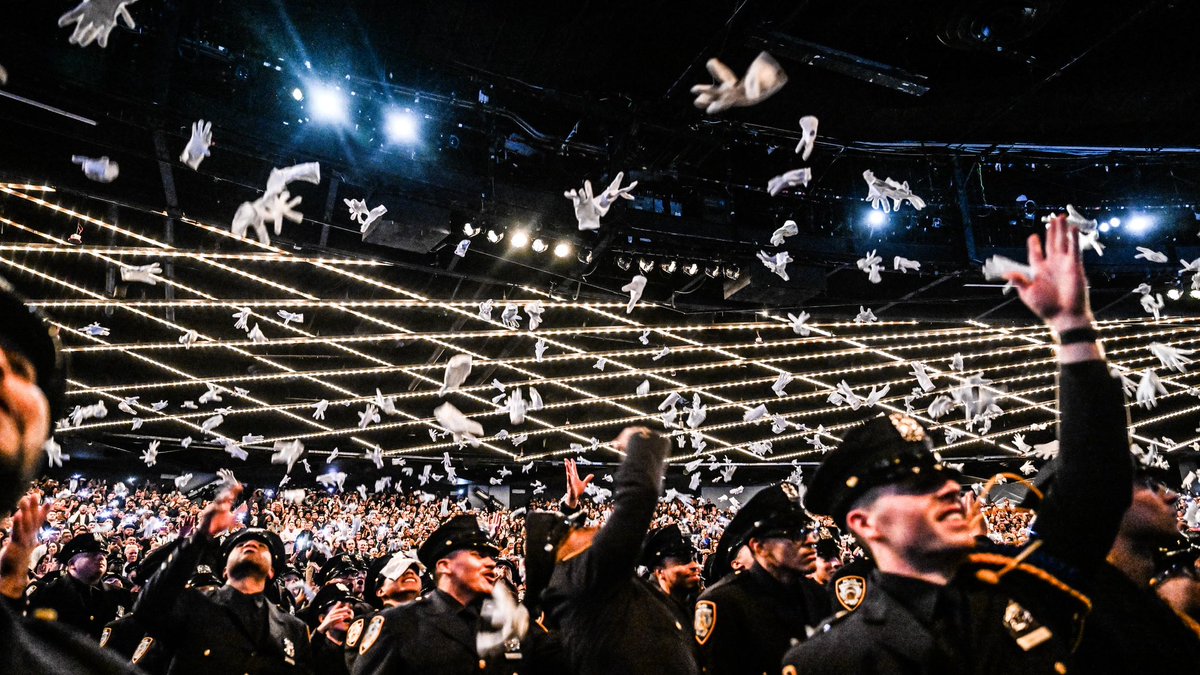 NYPDPC's tweet image. Today, we swore in nearly 650 new NYPD officers who are ready to hit the streets and keep our city safe.

Together, they reflect the very soul of New York – its strength, its promise, and its extraordinary mix of cultures.

They also represent a shift in the public perception of…