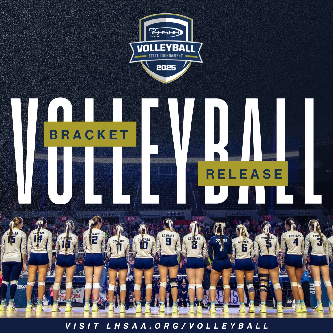 Volleyball playoff brackets are LIVE! 🏆🏐

🔗lhsaa.org/volleyball