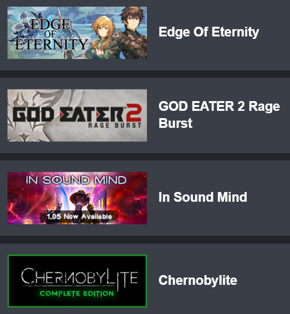 Segundinha livre, aproveitei pra pegar uns jogos em promo na Steam!

Esse ano de 2025 tô conseguindo jogar um pouco mais do que o ano passado. Preciso voltar a atualizar meus games por aqui.
