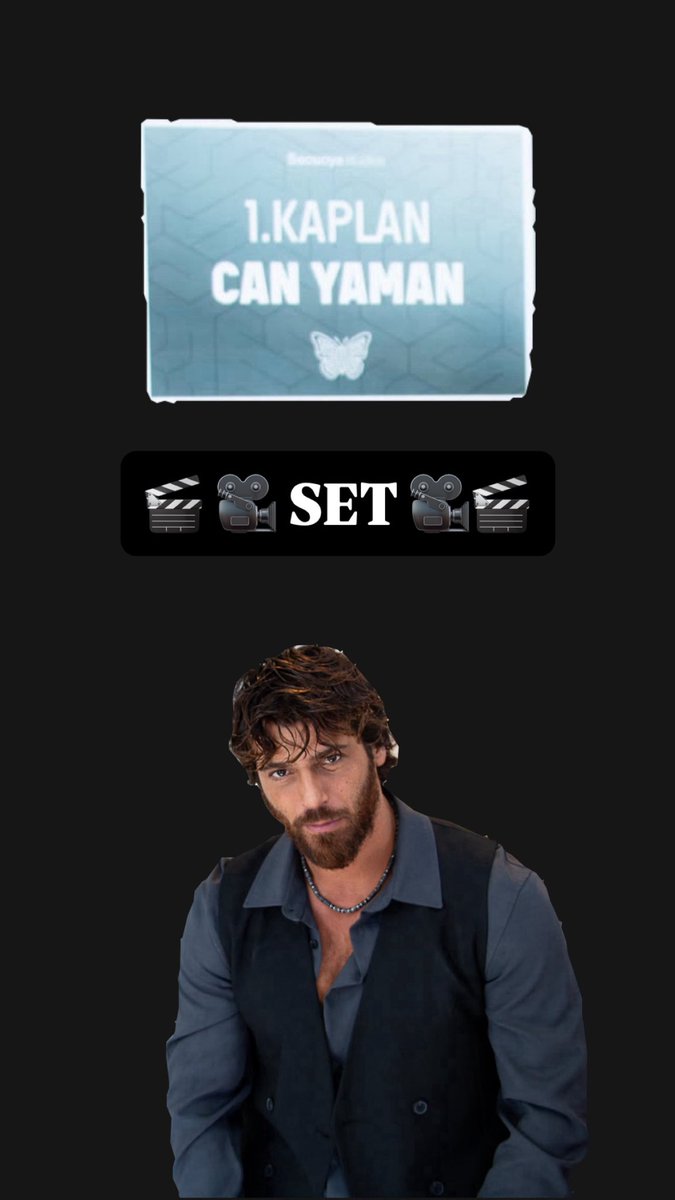 🎥🎬SET🎬🎥
Arrancamos
✨ KAPLAN✨

#CanYaman #SecuoyaStudios
#Ficción
