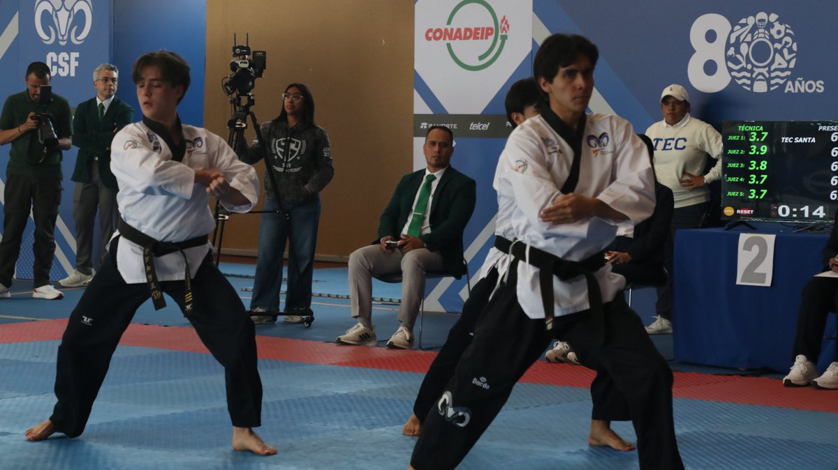 Tec_CSF's tweet image. 💙🐏 Pasión, disciplina y espíritu Borrego en cada movimiento
Vivimos la intensidad del Nacional de Taekwondo CONADEIP, donde nuestros atletas demostraron su fuerza, precisión y entrega en cada combate. 🥋🔥

#tdkCONADEIP #borregostec🐏⏺️ #CONADEIP
