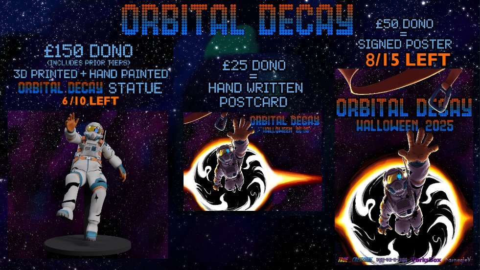 True_Creature's tweet image. just a reminder that posters, statues and postcards are still available for the next 2 weeks thanks to goals being met, but after that they're gone