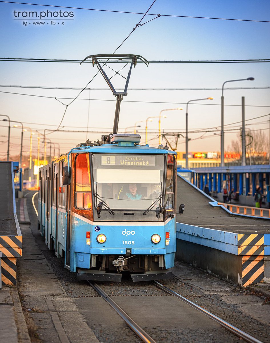 KT8D5R.N1 v nyní neexistující zastávce / KT8D5R.N1 at the now defunct stop
Ostrava, Náměstí Republiky - 4.2.2025