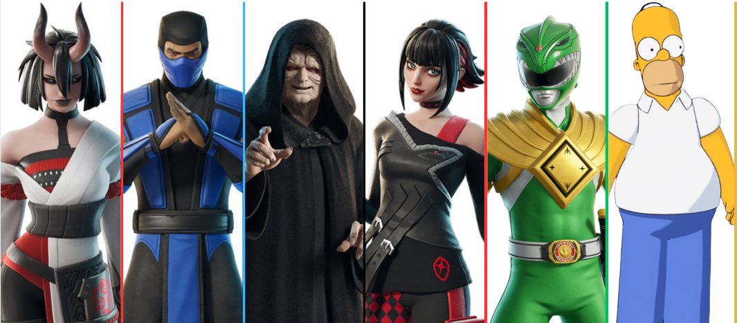 Gaspafv's tweet image. Which Chapter 6 level 100 battle pass skin is your favorite?