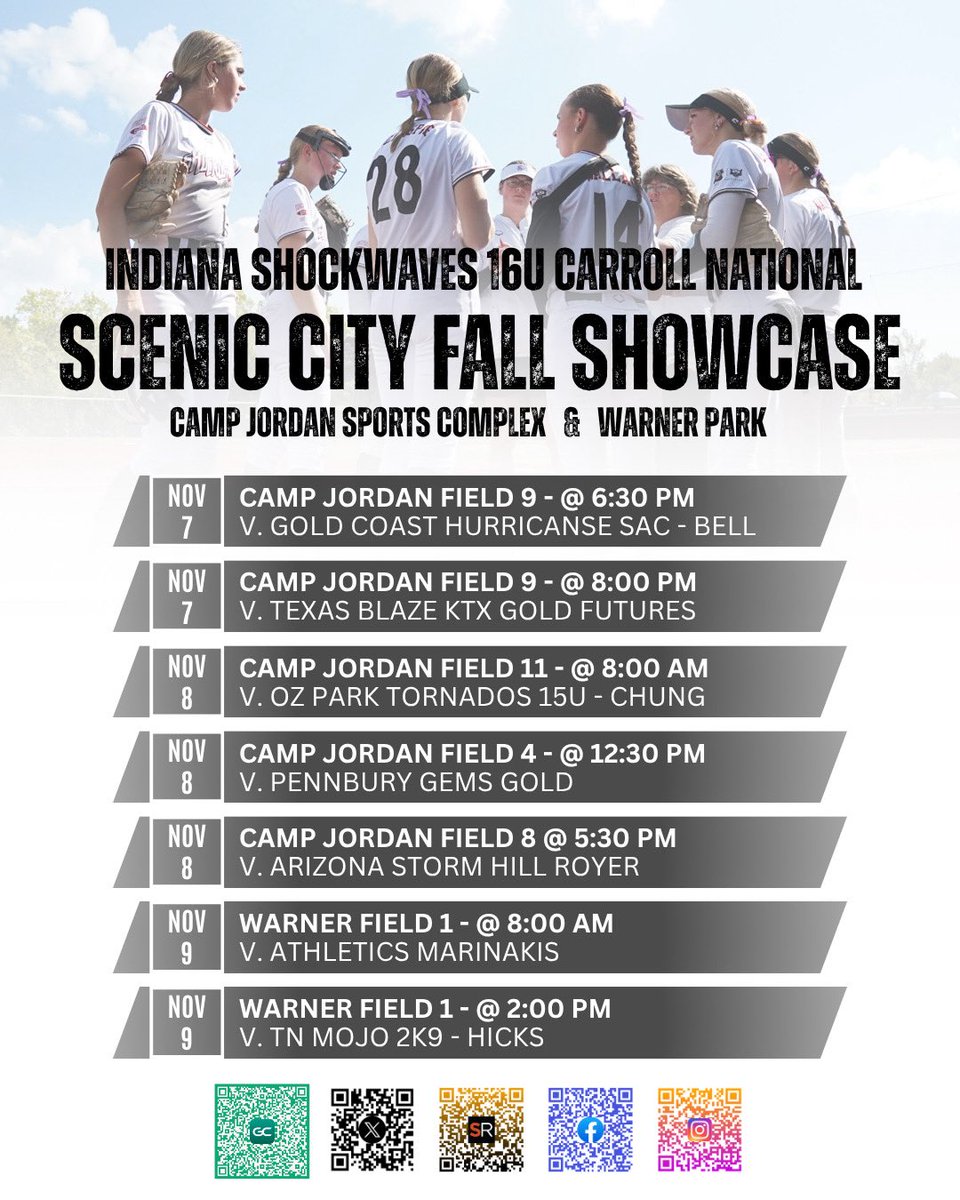Excited for the Scenic City Fall Showcase in Chattanooga, TN this weekend! <a href="/ConnectSports_/">Connect Sports</a> Can’t wait to watch these kids compete and show all the hard work they’ve put in 💪🥎 College coaches — come check us out!  weekend! <a href="/SBRRetweets/">Softball Recruiting Reposts</a> 
<a href="/TopPreps/">TOP PREPS - Free Sports News, Videos & Information</a> <a href="/ExtraInningSB/">EXTRA INNING SOFTBALL</a> <a href="/DiamondAddicts/">Diamond Addicts</a>