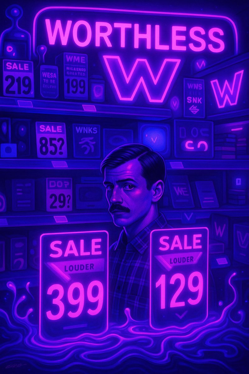 mobileambit's tweet photo. Prices slashed? #Buy cheap now!
But in the end, β $worthless β reigns supreme β the true king of the bargain hunt!
#Crypto #Altcoins #memecoin #solana #upvember https://t.co/NTXbtesSc1