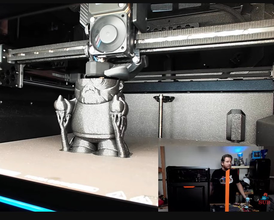 so the "Joke" about using "me" for a test print on the core one large.... yeah.... ummm.... Of course its Grant.

youtu.be/nmMkJYo-xiY