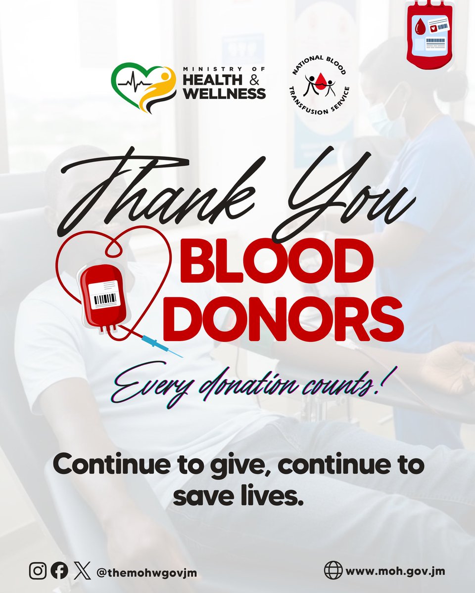 A heartfelt thank you to all our blood donors! 🩸❤️ 

Your generosity saves lives. 

Let’s keep the momentum going, continue giving to help save even more lives.

#Solidarity #GiveBloodSaveLives