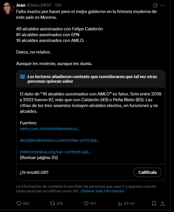 danielpartida's tweet photo. @Jean_0097 No se trata de nomas inventar datos para parecer mejor. Traes puro relato, cero dato. https://t.co/hxfUBQTiFQ
