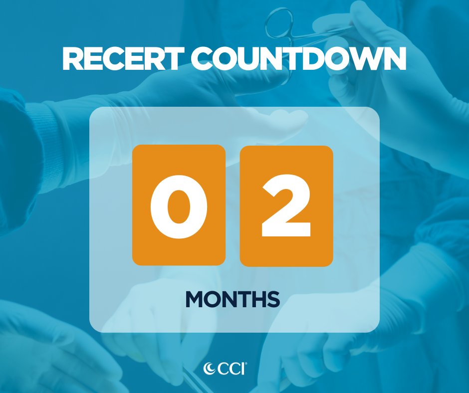 cci_nurses's tweet image. If it is your year to recertify your credential, the deadline to renew your credential is only TWO months away! #CCI #recert #certifiednurses #periopnursing 

Submit your recertification application before time is up! ⌚ bit.ly/4oOMTR5