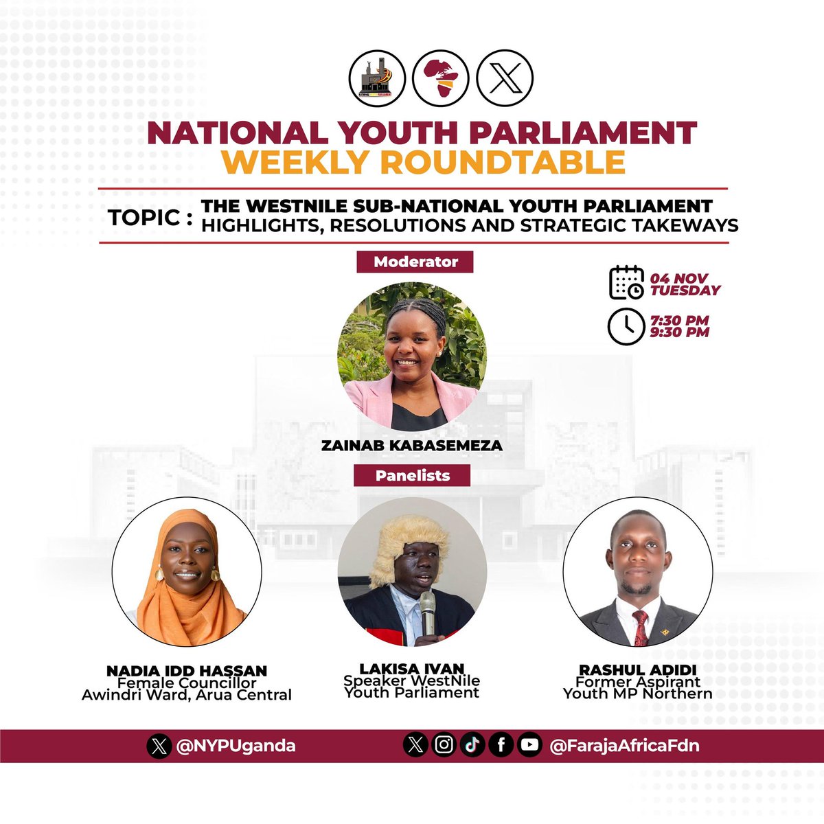 Spaces that matter.
<a href="/LakisaIvan/">Lakisa Ivan</a> <a href="/FarajaDTv/">Faraja Television</a>