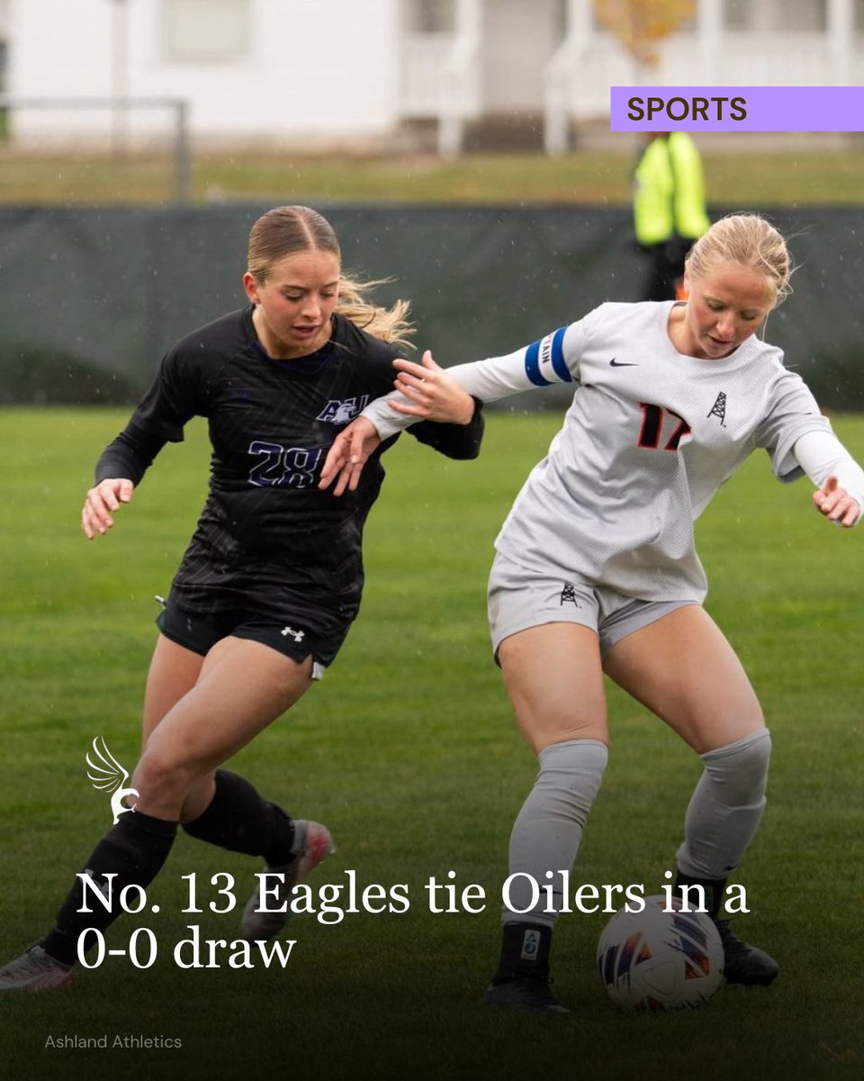 The No. 13 Ashland University Women’s soccer team tied with Finlay on the road on Oct. 30. 

📍 Read about the game at the link in <a href="/AUCollegian/">The Collegian</a> bio. 

Reported by: Ava Gibson
Photo by: Ashland Athletics