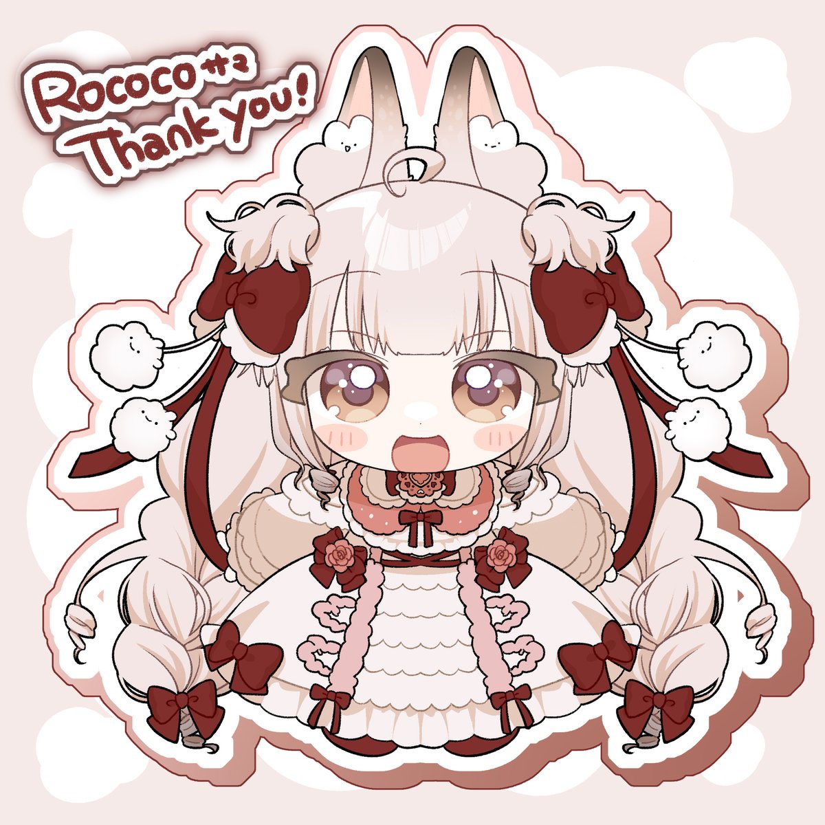 ꧁༒☬𝓡𝓸𝓬𝓸𝓬𝓸☬༒🍓🎀🐇 Arctic Hare Vtuber tweet media