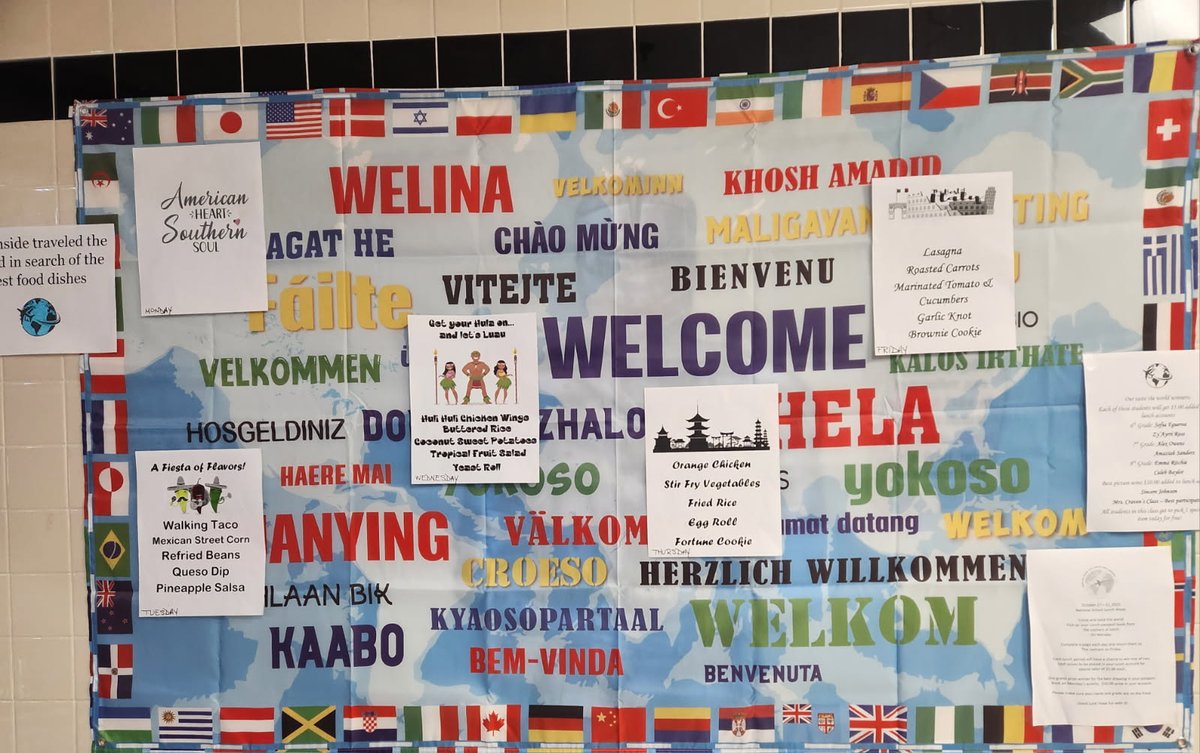 Last week at Northside Middle, students took their taste buds on a trip around the world for #NSLW25! From tacos to orange chicken, every day brought a new delicious destination. What an exciting way to celebrate global flavors right in the cafeteria! <a href="/gwd50schools/">Greenwood 50 Schools</a>