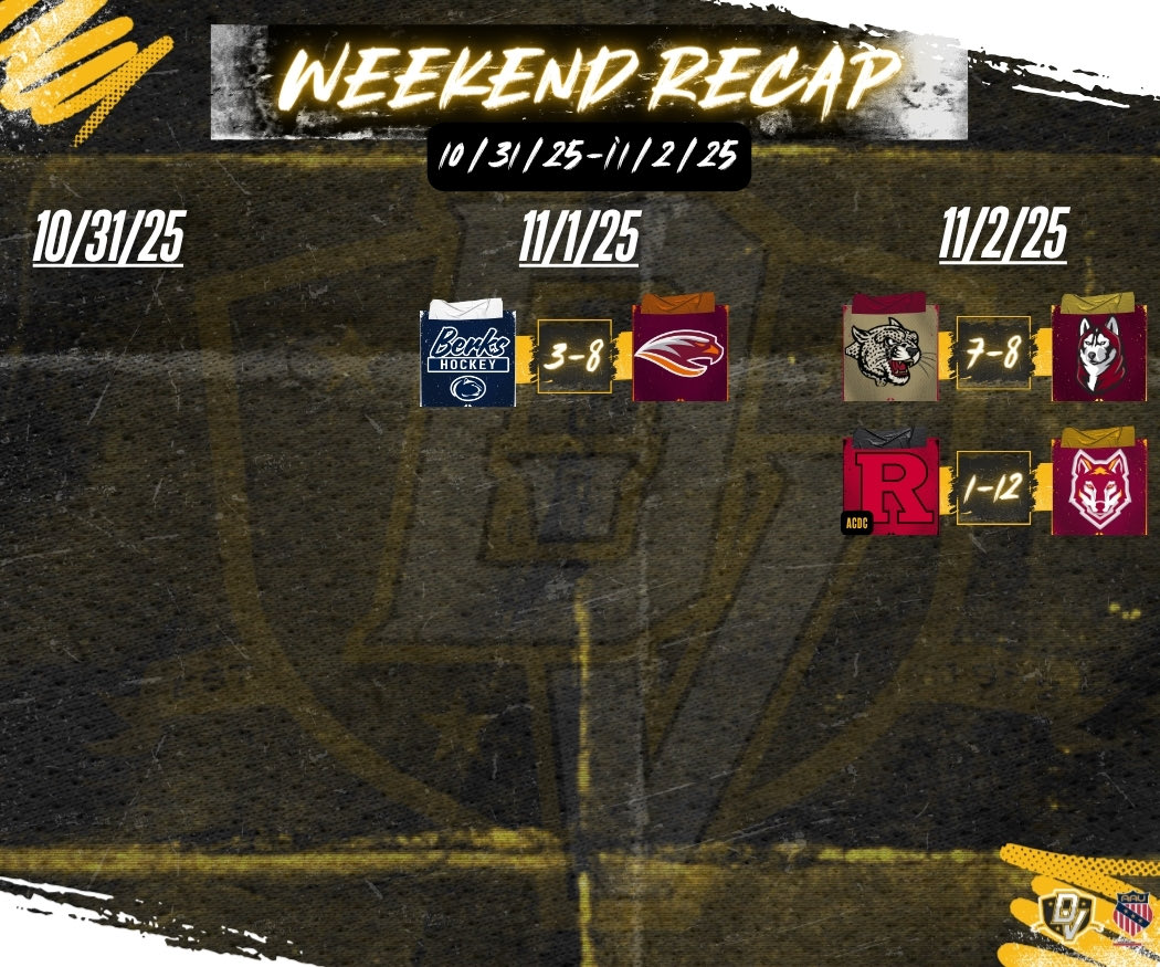 dvchc_media's tweet image. Weekend 8 Recap Is Here🏒🥅 #DVCHC #MensHockey #WeekendRecap