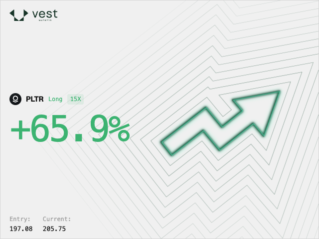 VestExchange's tweet photo. $PLTR is #1 trending on @Stocktwits, up ~3% today as community gears up for earnings.

Bullish sentiment dominates, with the crowd drawing parallels to recent tech momentum.

Trade $PLTR pre-earnings on @VestExchange with up to 25x leverage. https://t.co/TSMSvM3SWN