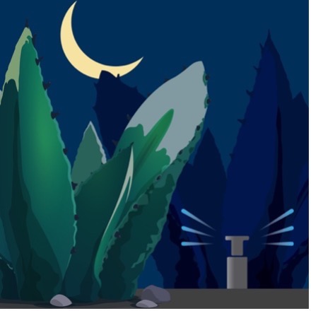 Conservation Tip of the Month: Water your yard during non-daylight hours. More water will reach the roots, and less water will evaporate. ☾💦

#EveryDropCounts #SmartWaterUse