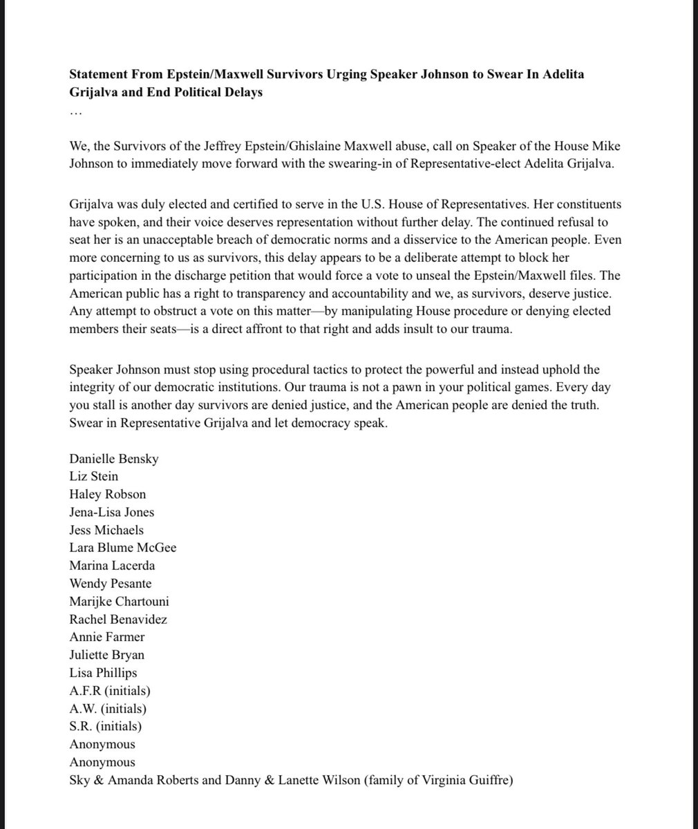 donwinslow's tweet image. Dear @SpeakerJohnson 

You heard Epstein&apos;s victims in their own words.

You promised each of them real justice and accountability.

You have done NOTHING to help these women.

You ABANDONED these women.

You BLOCKED accountability.

YOU ARE ABUSING THESE WOMEN ALL OVER AGAIN.