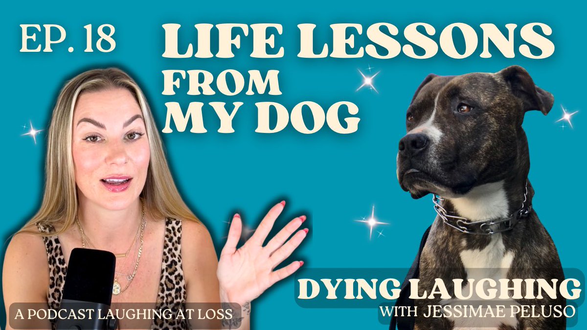 💔 Latest episode: “Life Lessons From My Pitbull”
A love letter to Carlin — for anyone who’s ever loved (and lost) a pet. 🐾

🎧 podcasts.apple.com/us/podcast/dyi…

📺 youtu.be/EFVmE4yUXug?si…
#DyingLaughingPodcast #PetLoss #DogLove