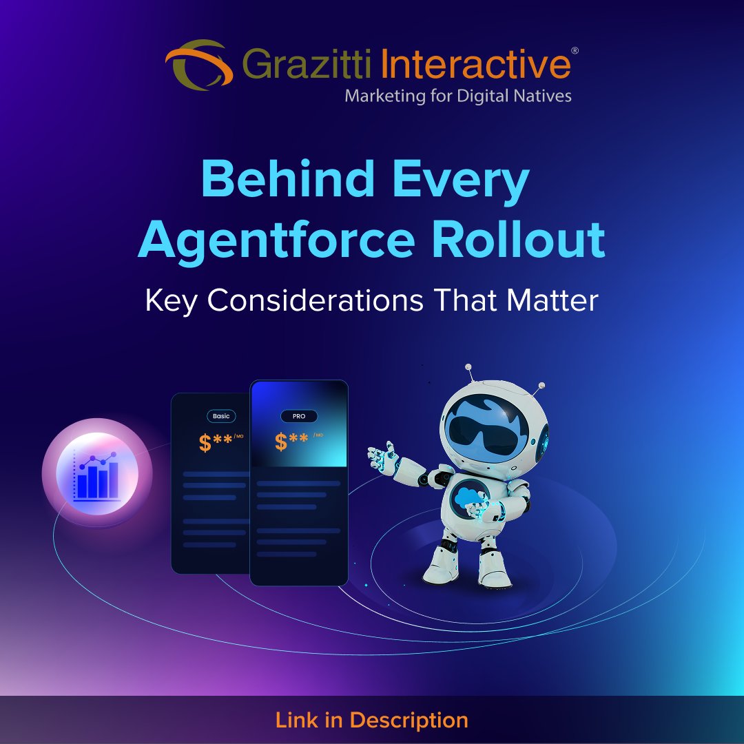 Grazitti's tweet image. Agentforce isn’t a plug-and-play solution. Knowing what drives cost and complexity helps you set realistic goals and maximize value. Take a deeper look at its pricing and implementation.

👉 ow.ly/zhz950XlO6q

#salesforce #agentforce #implementation #Grazitti