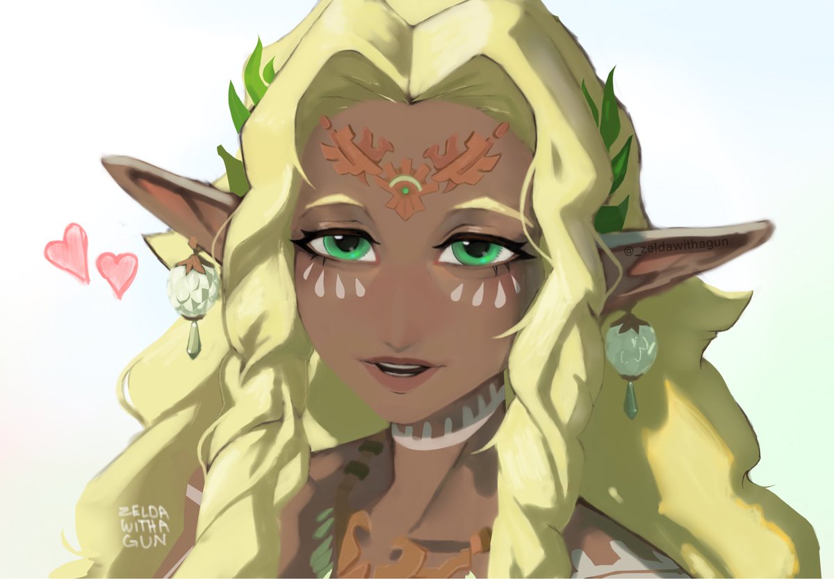 _zeldawithagun's tweet image. painted this Queen #Sonia #tloz #totk #AgeOfImprisonment