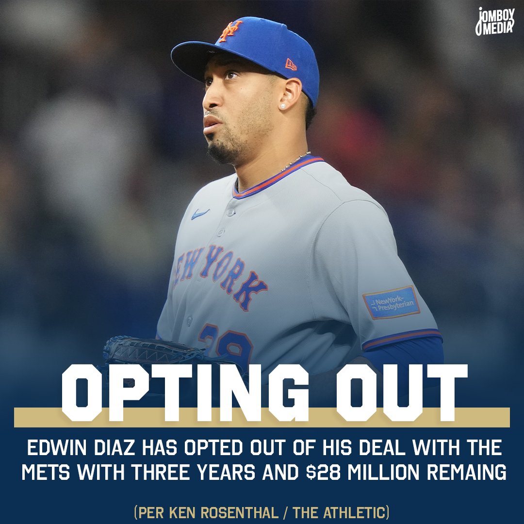 Edwin Diaz is officially a free agent