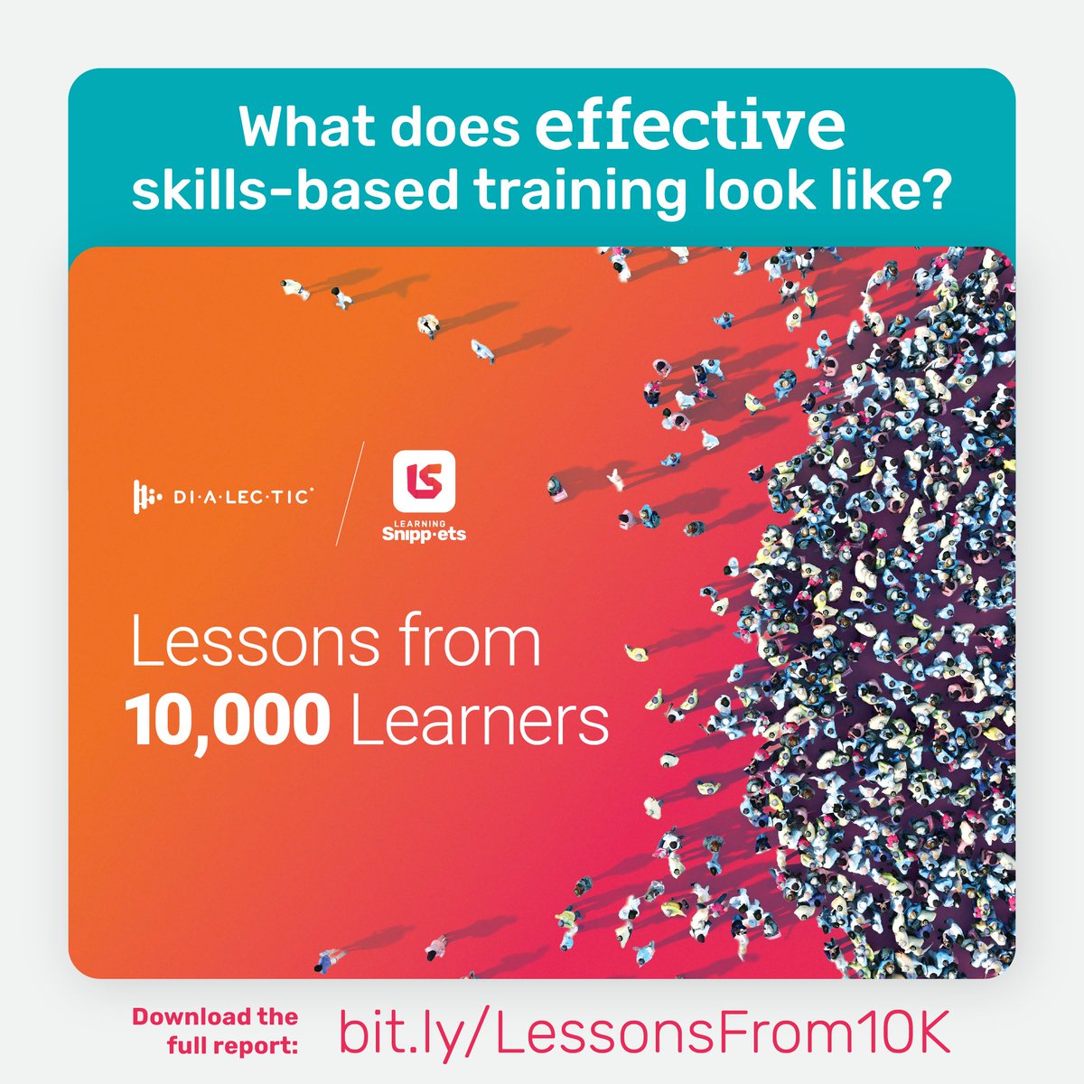 dialecticwork's tweet image. 🏃‍➡️ 83% of learners take action after our soft-skills courses. Our blueprint for L&amp;amp;D: microlearning, real-world relevance, and action-focused design. 

🔗Get the full report: bit.ly/LessonsFrom10K 

#LearningAndDevelopment #LND #HR #Microlearning