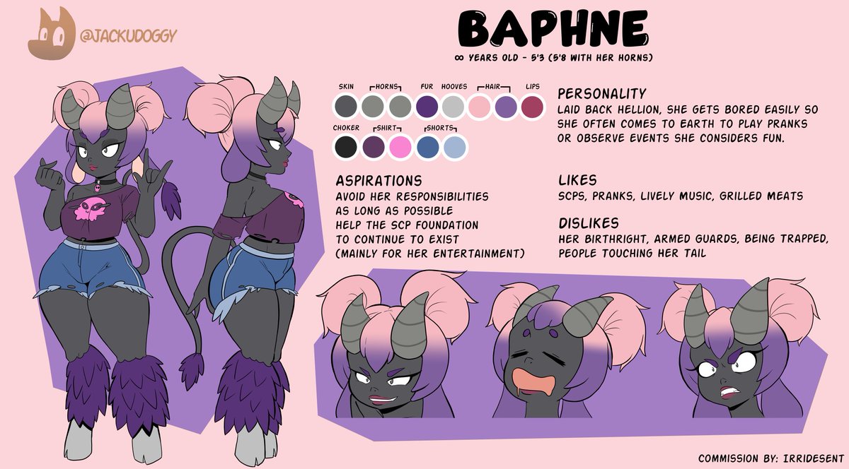 Meet Baphne!!! She's pretty cool

Commission and oc by <a href="/IrriDesent/">Pavlov's Dong🔞 #BLM #ACAB ✊🏽✊🏾✊🏿</a> 

Thanks a lot for your support!!! 😄😄😄