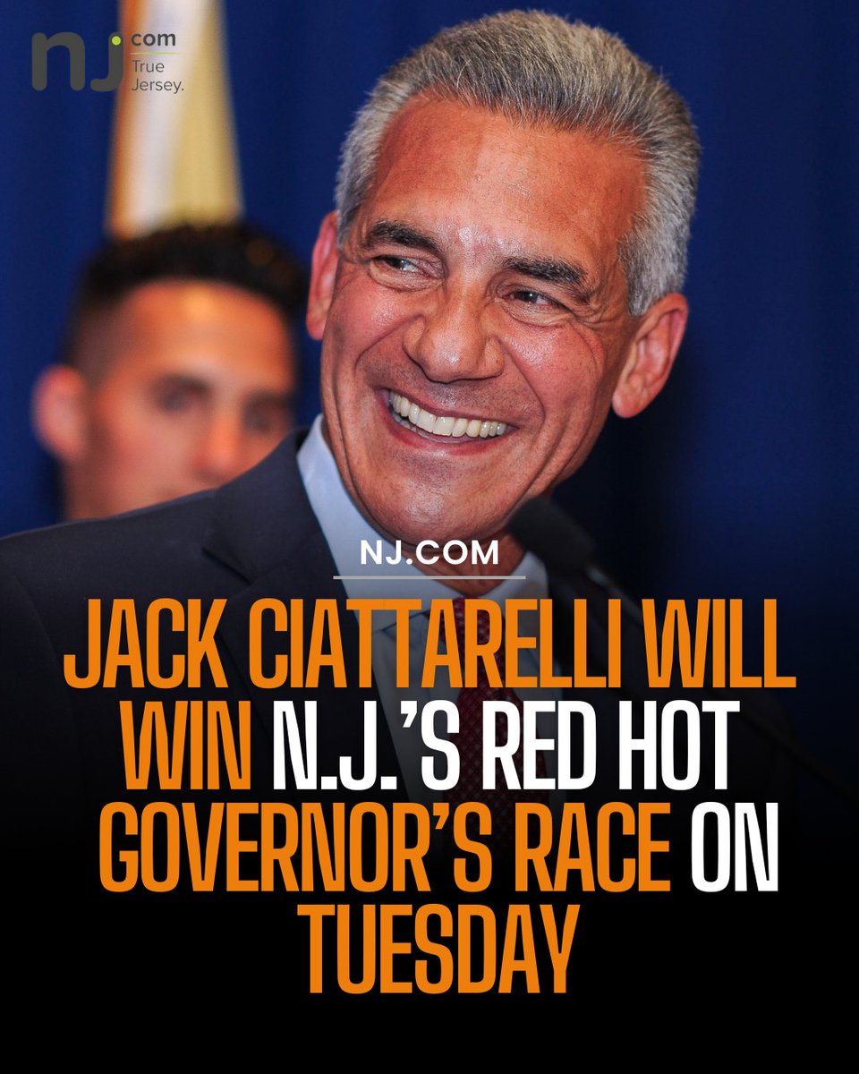 <a href="/bennyjohnson/">Benny Johnson</a> <a href="/Congressman_JVD/">Congressman Jeff Van Drew</a> Jack Ciattarelli is going to win! <a href="/Jack4NJ/">Jack Ciattarelli</a>