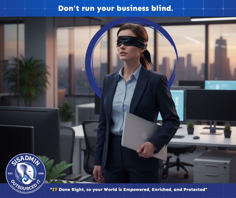 SisAdminWA's tweet image. Don’t run your business blind. IT uncertainty = risk. Get a comprehensive assessment for clarity &amp;amp; control. Smarter decisions, stronger security. Take the first step! Call (425) 482-1919. 
#ITStrategy #TechDebt #ITManagement #DigitalTransformation #BusinessSolutions